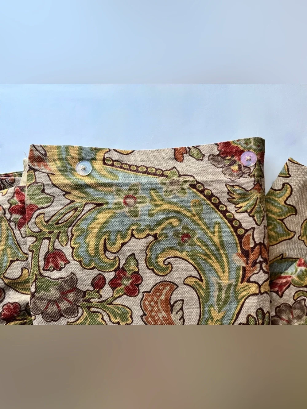 Pottery Barn Simone KING Linen Cotton Duvet Cover + (2) Standard Shams